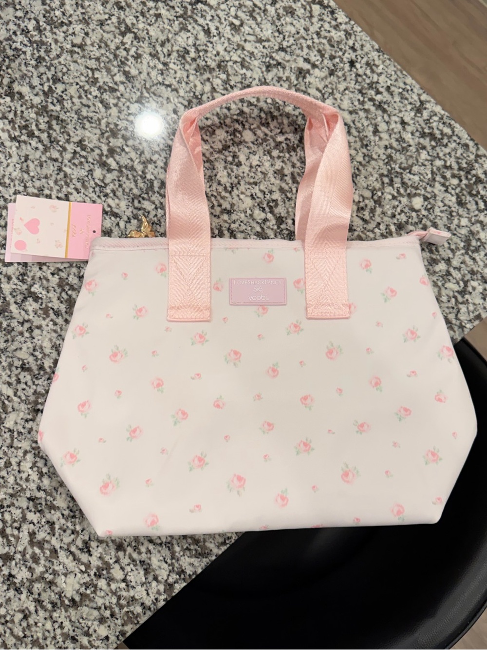 LoveShackFancy x Target - Yoobi Blooming Heirloom Ditsy Lunch Tote Bag Ballet